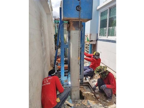 รับตอกเสาเข็มระบบแห้ง นนทบุรี